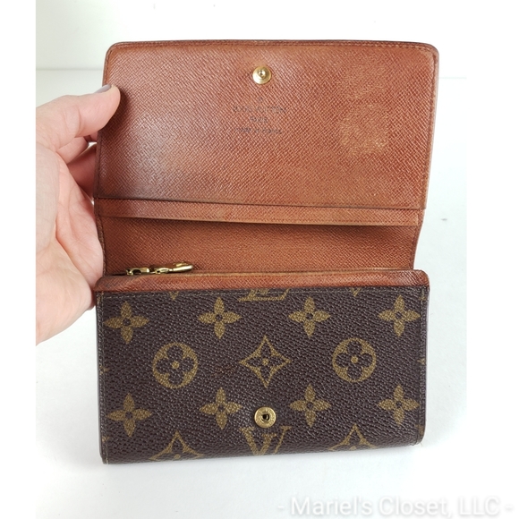 Authentic Louis Vuitton Porte Monnaie Billets Tresor #2730M - Picture 5 of 8